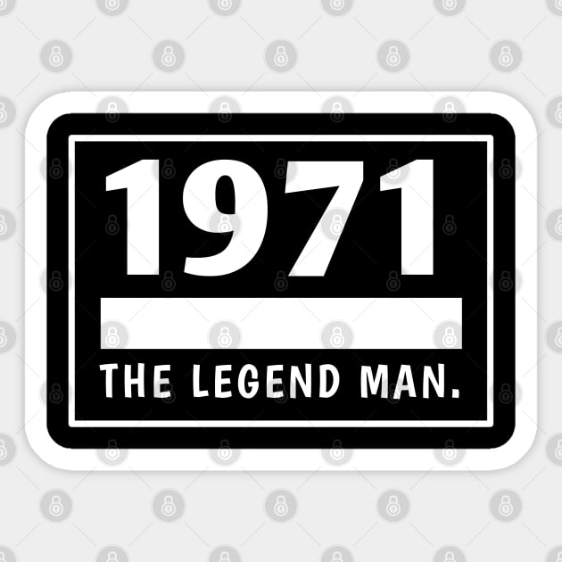 1971 birthday Sticker by BlackMeme94